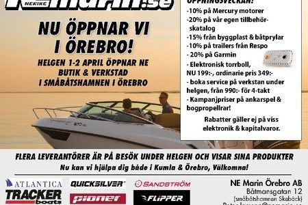 NE MARIN ÖPPNAR I ÖREBRO, VÄLKOMNA!