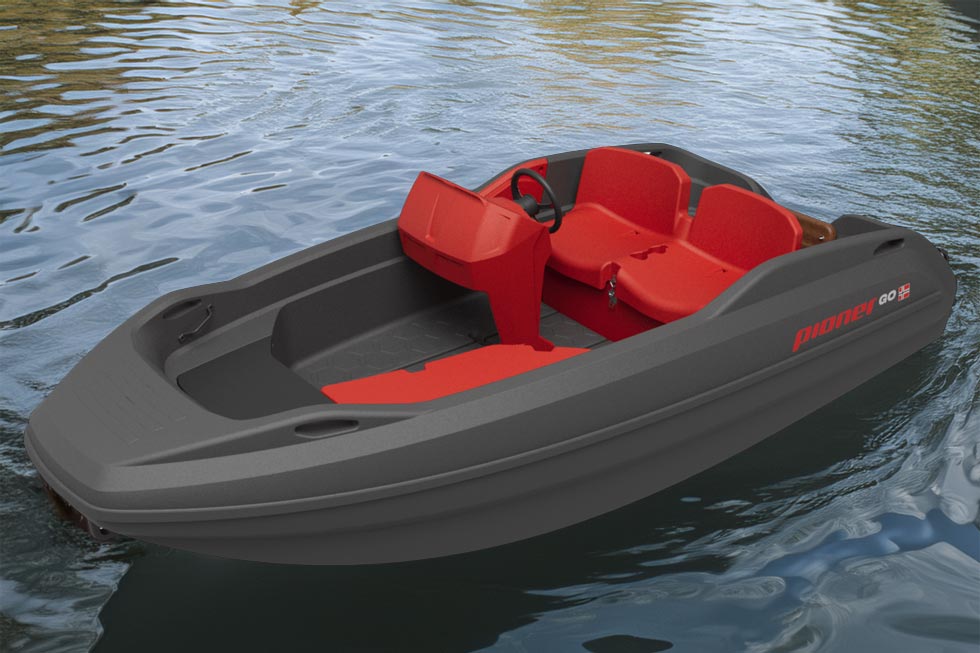 PionerGO_røde-seter Pioner GO med røde detaljer